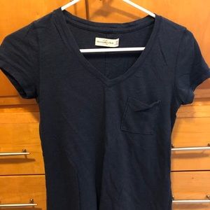 Abercrombie & Fitch pocket V neck tee